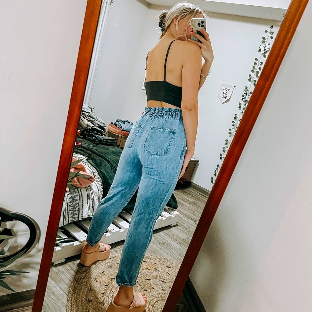 Paperbag mom jeans - Picture 3 of 4